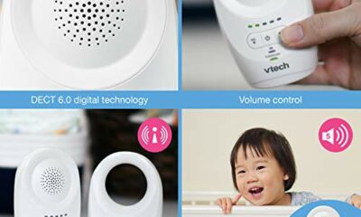 VTech DM1111, Enhanced Range Digital Audio Baby Monitor, 1 Parent Unit, White product image