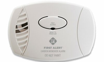 First Alert Carbon Monoxide Detector, Plug-In Alarm with Test & Silence Button, CO600, White, 1-Pack 1-Pack Alarm product image