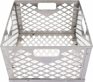 Oklahoma Joe's 5279338P04 Stainless Steel Offset Smoker Charcoal Firebox Basket, Silver (Pack of 1) Firebox Basket