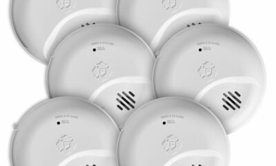 First Alert SMICO100-AC Interconnect Hardwire Combination Smoke & Carbon Monoxide Alarm with Battery Backup, 6-Pack 6-Pack Precision Detection SMICO100-AC product image