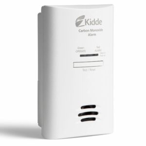 Kidde Carbon Monoxide Detector, Plug in Wall with AA Battery Backup, Test-Hush Button product image