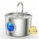 Cat Water Fountain Advanced 304 Stainless Steel 2.2L/74oz with Detachable Tank, Easy to Clean, Automatic Pet Fountain Quiet Cats Water Dispenser, Dogs (74oz Cat Fountain) product image