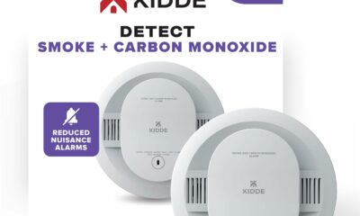 Kidde Smoke and Carbon Monoxide Detector, AA Battery Powered with LED Status Lights, 85 dB Alarm, 5 inches 1 Pack 9th Edition product image