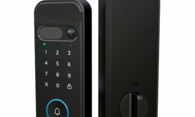 myQ Secure View™ 3-in-1 Smart Lock with 2K HDR Video Doorbell Camera, Face Access, Fingerprint Access, PIN & App Control — Intelligent Entry with Built-in Camera, Color Night Vision & Two-Way Audio myQ 3-in-1 Smart Lock product image