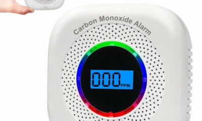 Carbon Monoxide Detectors,Carbon Monoxide Alarm/Monitor Battery Operated with Light&Digital LCD Display, Portable Traval CO Detector Alarm for Home,Bedroom,Office,RV,Warehouse 1 Pack product image
