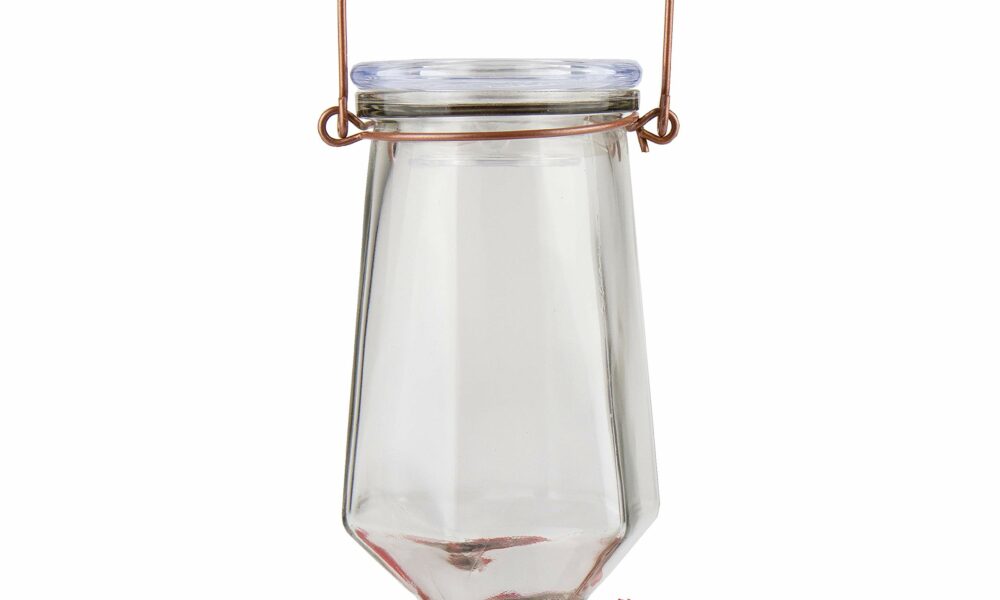 Perky-Pet Crystal Bronze Top-Fill Glass Hummingbird Feeder – 28 oz Nectar Capacity, 9109-1SR product image