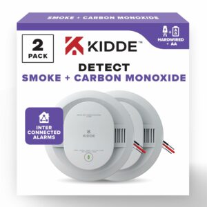 Kidde Hardwired Smoke & CO Detector (2-Pack)