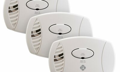 FIRST ALERT Plug-In Carbon Monoxide Detector, 3 Count (Pack of 1), CO600 , White, 6.75 x 6.9 x 9 inches 3 Count (Pack of 1) Alarm product image
