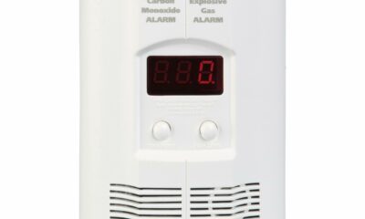 Kidde Carbon Monoxide Detector, Propane, Natural, Methane, & Explosive Gas Alarm, Plug-in Wall with 9-Volt Battery Backup, Digital LED Display Frustration Free Packaging product image