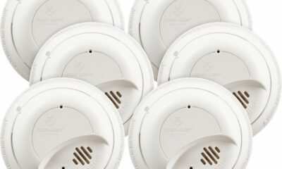 First Alert BRK SMI100-AC Hardwired Smoke Detector with Battery Backup, 6-Pack product image