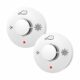 Smoke Detector, Fire Alarms for Home, Battery Powered Photoelectric Smoke Alarm with Test/Mute Button (Not Include Batteries),2 PCS Standalone 2 PCS product image