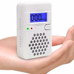 USBNOVEL CO Detector with LCD Display, UL2034 (1-Pack)