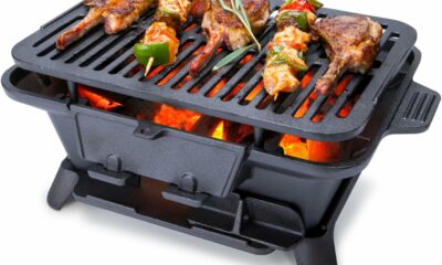 IRONMAX Cast Iron Hibachi Grill Portable Tabletop Charcoal Grill product image