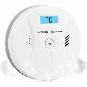 SHYEEH CDR-803 Combination Smoke and CO Detector (Battery-Powered)