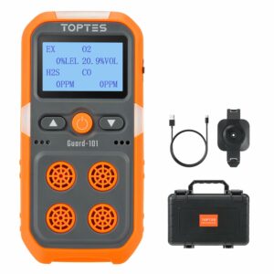 TopTes Guard-101 4-Gas Detector H2S CO LEL O2