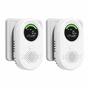 zealme 4-in-1 CO & Gas Detector (2-Pack)