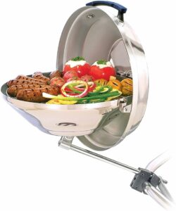 MAGMA Marine Kettle 15-Inch Charcoal Grill (Hinged Lid)