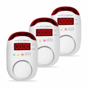 Hembisen 3-Pack Gas & CO Detector