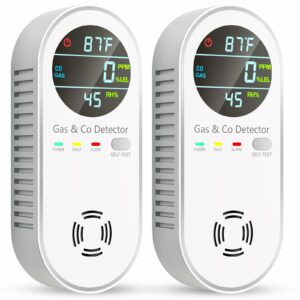 Vilfet 4-in-1 Gas Detector (2-Pack)