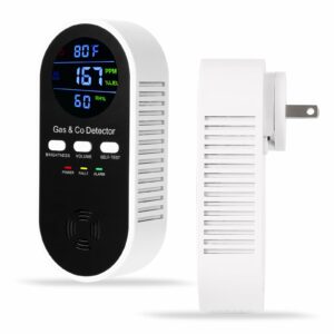 Hembisen 5-in-1 Natural Gas & CO Alarm (AC-Plug-In)