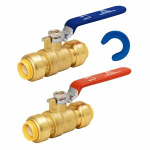 SUNGATOR 1/2-Inch Push-to-Connect Ball Valve (2-Pack)