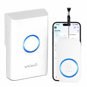 Whimsii 2.4GHz Wireless Caregiver Pager Emergency Call Button