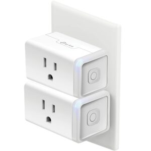 Kasa Smart HS103P2 15A Wi-Fi Smart Plug (2-Pack)