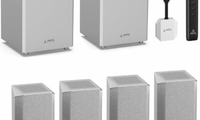 AWOL VISION ThunderBeat 4.2.2 All-Wireless Home Theater Sound System, Surround Sound System with Dual 120W Subwoofers and Upward Firing Speakers, Dolby Atmos DTS Support Thunderbeat-4.2.2 product image