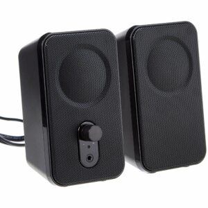 Amazon Basics AC-Powered Computer Speakers (1-Pack)
