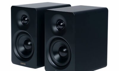 Edifier M60 Multimedia Speaker Bluetooth 5.3, 66W RMS, Hi-Res Audio & Hi-Res Wireless Audio, LDAC,3" Mid Bass & 1" Tweeter, USB-C & Aux Inputs, Compact Desktop Speaker – Black product image
