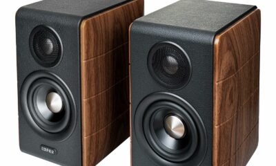 Edifier S880DB MKII Hi-Fi Bookshelf Speakers, Premium 2.0 Active Speaker System, 88W RMS, Hi-Res Audio with LDAC, Bluetooth/USB-C/Optical/Coaxial/RCA Input, Subwoofer Output, Dark Wood product image