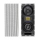 Monoprice 3-Way Carbon Fiber In-Wall Column Speaker - 6.5 Inch (Each) With Ribbon Tweeter, 8 Ohm Nominal Impedance, Magnetic Grille, 200 Watt Max, White - Amber Series product image