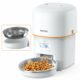 Automatic Cat Feeders - 2L Cat Food Dispenser Easy to Use, Timed Automatic Pet Feeder with Over 180-day Battery Life, 1-6 Meals Dry Food Programmable Portion Control Also for Dogs White 2L product image