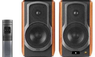 Edifier S1000W WiFi Audiophile Active Bookshelf 2.0 Speakers, 120W RMS Wireless HiFi Bluetooth Sound System Works with Alexa, Optical/RCA x 2 Coaxial, Supports AirPlay 2, Spotify Tidal Connect- Pair Wifi Enabled product image