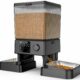 oneisall Automatic Cat Feeder for 2 Cats, 20 Cups/5L Automatic Cat Food Dispenser for Small Pets Indoor, Timed Cat Feeder for Dry Food Black Standard product image
