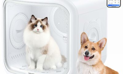 75L Large Automatic Pet Dryer Box for Cats & Small Dogs - App-Controlled, Ultra-Quiet Hands-Free Drying with Smart Safe Temperature & Overheat Protection - Ideal for Multi-Pet Homes product image