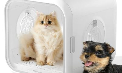 HomeRunPet Cat Dryer, 360° Efficient Automatic and Quiet Box with Smart Temperature Control, Ideal for Small Dogs (50L Drybo Plus Pet Dryer Box) 50L Dryer Box product image