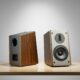 Passive Bookshelf Speakers 5.25" High Output Woofer & 4 inches Ribbon Tweeter Bookshelf Speaker one Pair Pair - Needs Amplifier or Receiver to Operate (Brown) product image