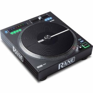 RANE TWELVE | MIDI Control Turntable for Serato DJ with Full 12-Inch Motorized Platter, White Acrylic Control Disc, Strip Search with 8 Hot-Cue Triggers and 33 1/3 & 45 RPM platter speeds Old Model Turntable product image