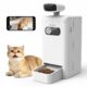 Teendow XLY-M1 Automatic Cat Feeder with Camera, 3.5L Cat Food Dispenser, AI Subscription Pet Feeder 4MP HD Video with Night Vision Timed Feeding Dry Food for Dog APP Control 5G WiFi White product image
