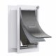 Baboni Pet Door for Wall,3-Flap,Steel Frame and Telescoping Tunnel, Aluminum Lock, Double Flap Dog Door and Cat Door, Strong and Durable (Pets Up to 100 Lb) -Large 3-Flap(Metal Frame,Aluminum Lock) Large product image