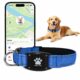 GPS Dog Collar Tracker 2-in-1,Reflective Waterproof Pet Collar,iOS-Only,No Monthly Fees,Unlimited Range,Ideal for Dog Tracking pet Tracker,for Small Medium Large Dogs(L (16.6"-24"), Blue) Blue L(16.6''-24'') product image