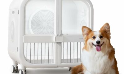 HomeRunPet Drybo Ultra Pet Dryer Box - Ultra Quiet, Smart Temperature Control, 360° Efficient, 4 Locking Swivel Casters for Dogs, Cats and Multi-Pet Families, 135L Drybo Ultra-US product image