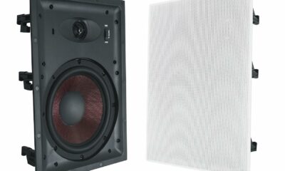 Rockville Pair WA858 320W in-Wall Speakers, 8" Kevlar Woofer, Silk Dome Tweeter, Magnetic Grilles, 2-Position Tweeter Control, 8-Ohm, for Home Theater & Whole-House Audio product image
