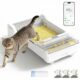 Open Top Automatic Self Cleaning Cat Litter Box, Extra Large Electric Cat Litter Box with APP Control Health Monitor, Smart Litter Tray for Multiple Cats, Anti-Pinch, Come with 20 Liners C32 + Liners product image