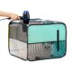 Pet Dog Cat Drying Box | Anti-Hair Flying | Portable Foldable Cat Drying Room | Drying Crate Cage for Small and Medium Dogs (Green) Turq product image