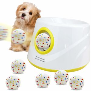 Magicorange Automatic Dog Ball Launcher, Interactive Dogs Balls Thrower for Small and Medium Dogs,Dog Fetch Machine (Lime Green) product image