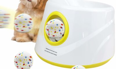Magicorange Automatic Dog Ball Launcher, Interactive Dogs Balls Thrower for Small and Medium Dogs,Dog Fetch Machine (Lime Green) product image