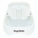 Dog Mate Large Multi-Level Pet Water Fountain (385) - Water Drinking Station for Dogs and Cats, Designed for Easy Hydration, 200 fl. oz. Capacity, White product image