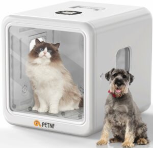 PETNF 70L Automatic Pet Dryer Box - Quiet Grooming Dryer with Airflow & Temperature Control